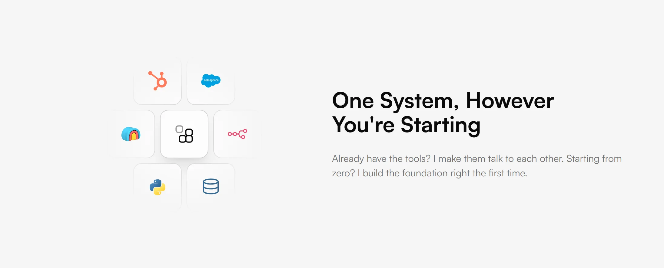AutomationZion's integration stack in light mode